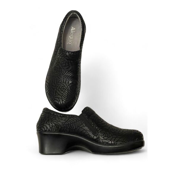ALEGRIA Eryn Black Floral Notes, Size 41 / US 10.5 - Picture 3 of 14